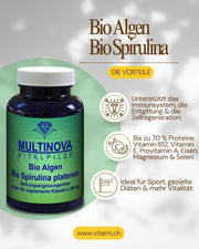 Espirulina orgánica: tu fuente natural de energía y vitalidad.