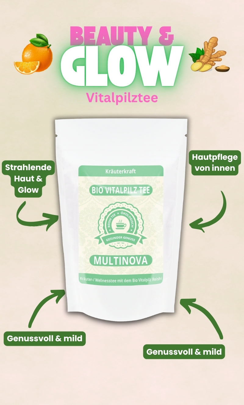 Té herbal orgánico de reishi: puro poder vegetal para tu estilo de vida