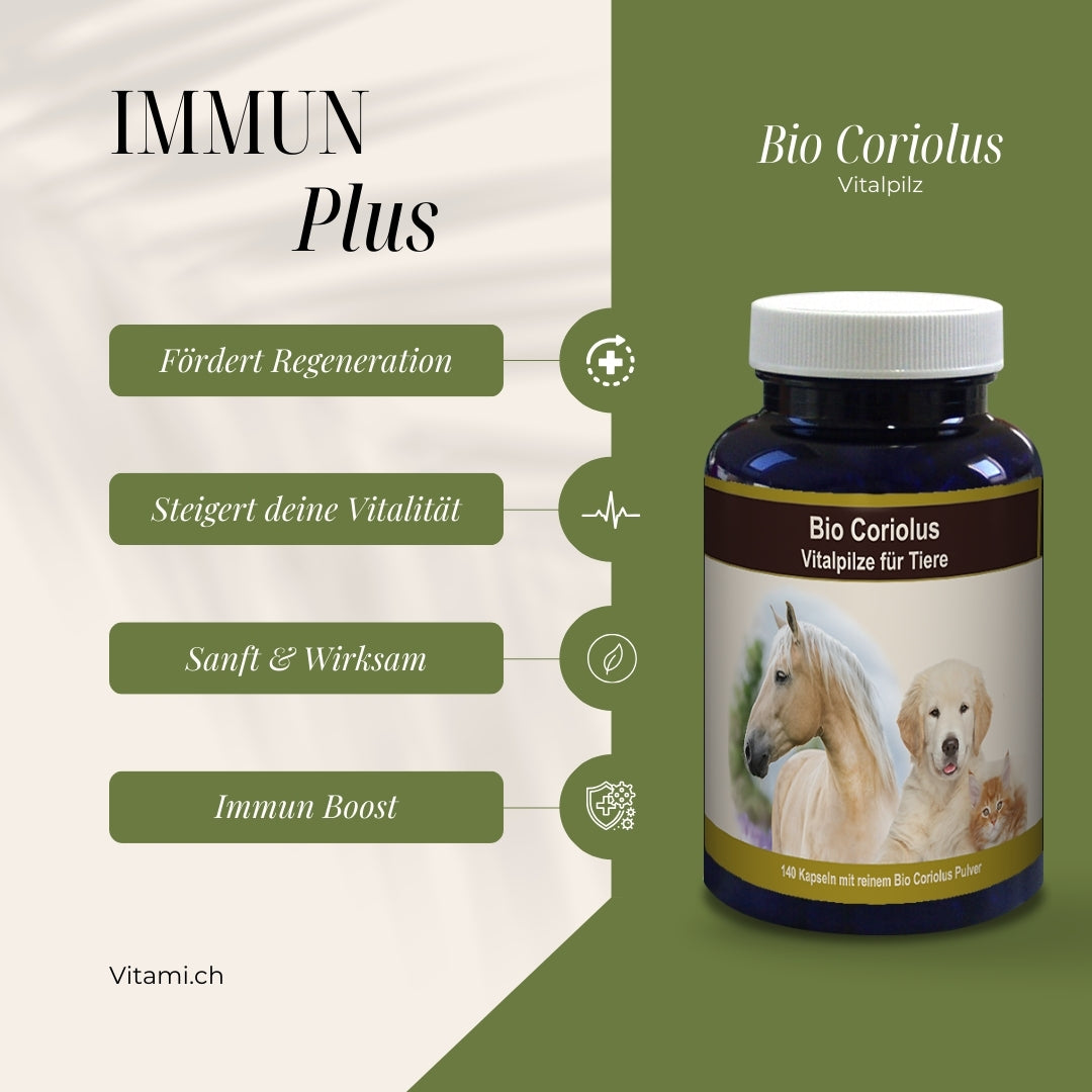 Bio Coriolus - Vitalidad natural para tus mascotas