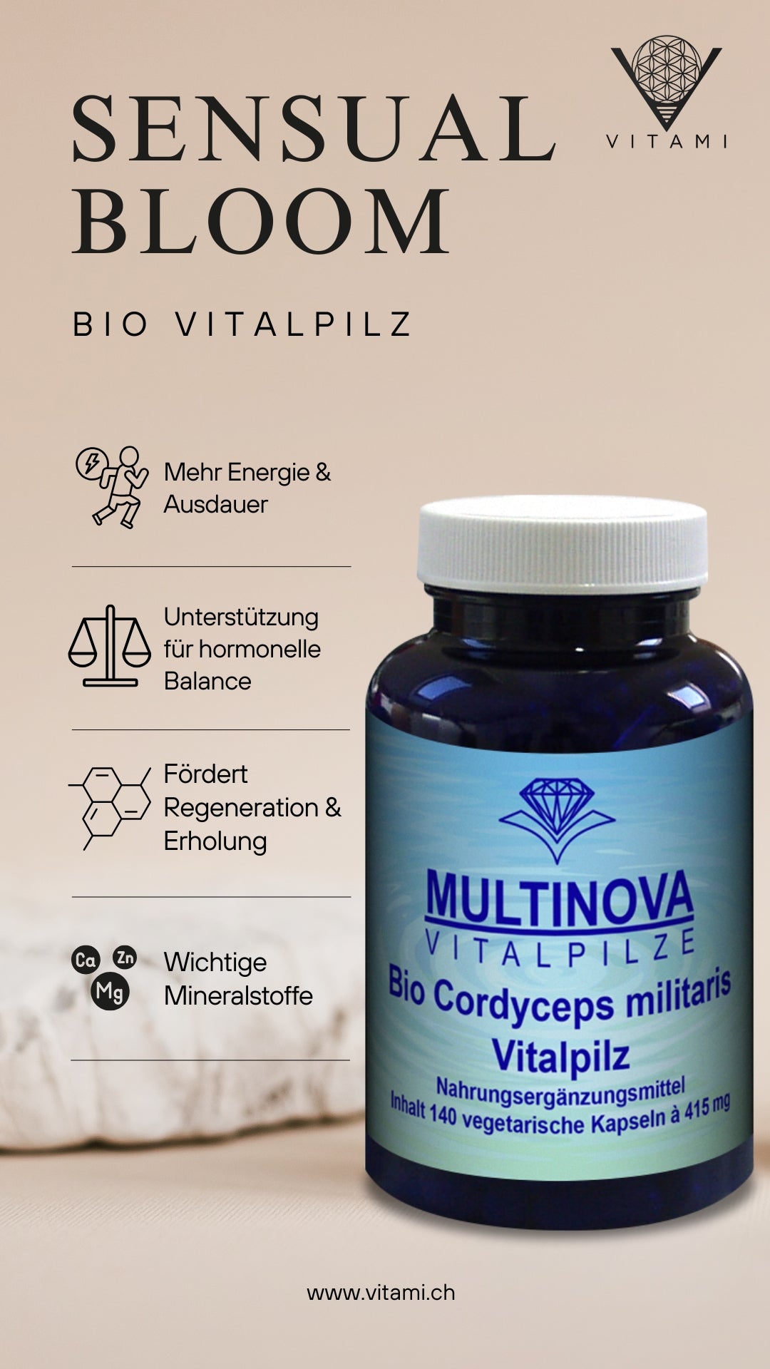 Cordyceps militaris orgánico: recarga, regenera y revitaliza