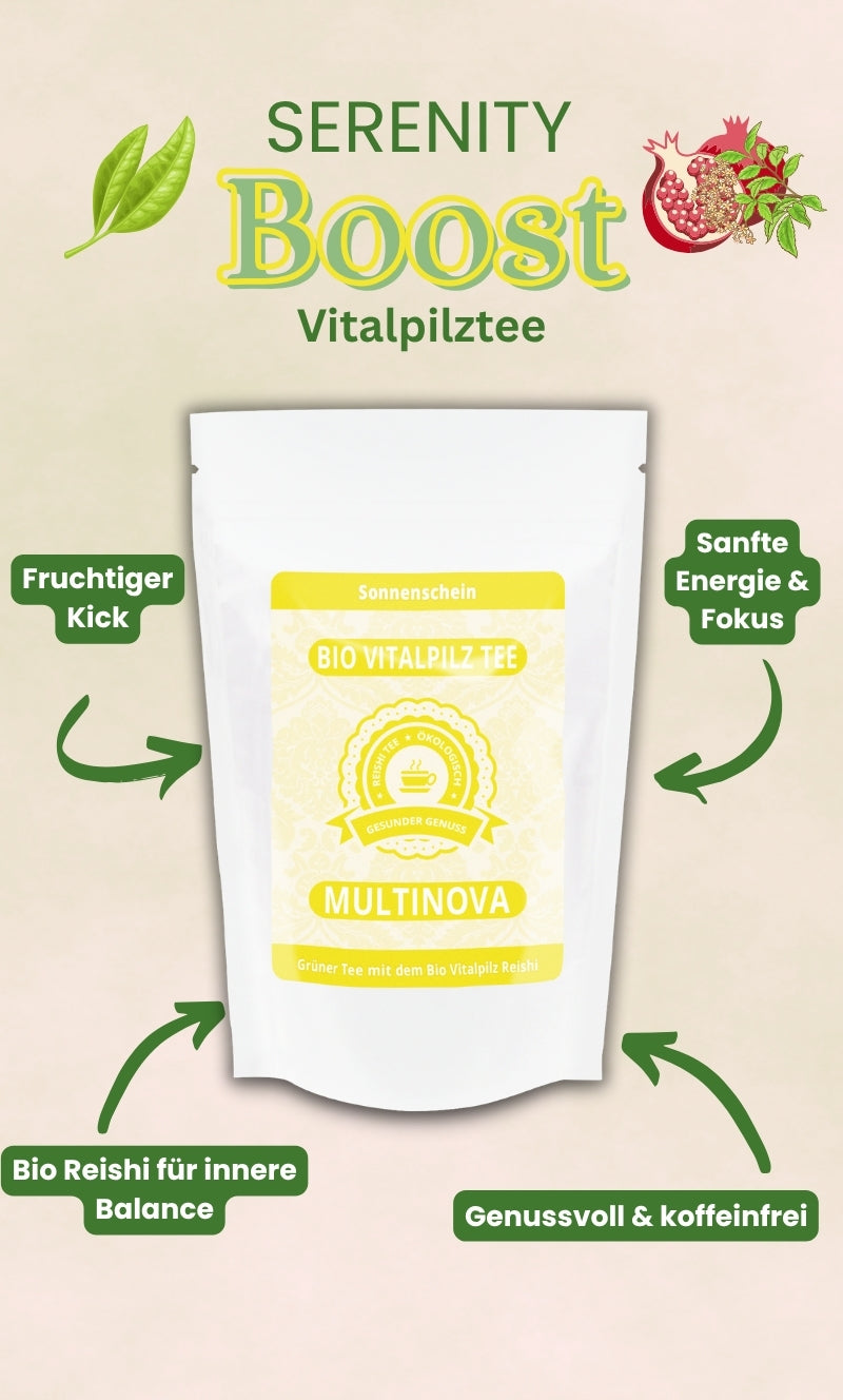 Té verde orgánico Reishi Sunshine: energía fresca para tu día