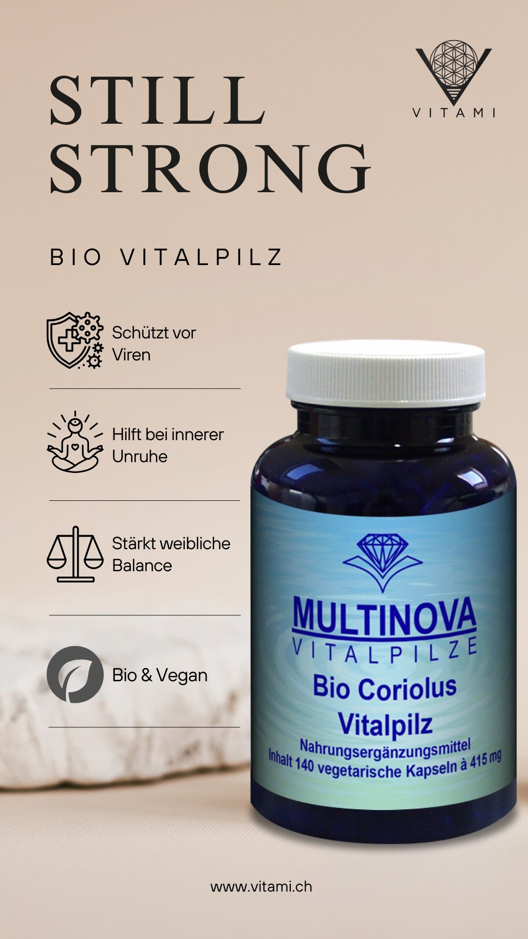 Bio Coriolus – Tu escudo protector para la energía y la fuerza inmunológica