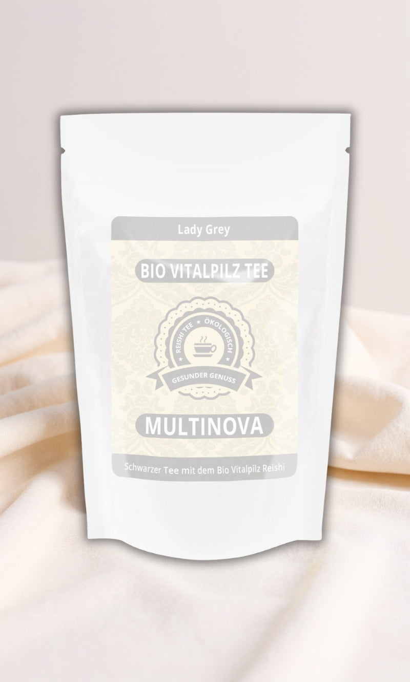 Té negro orgánico Reishi Lady Grey: disfrute exclusivo