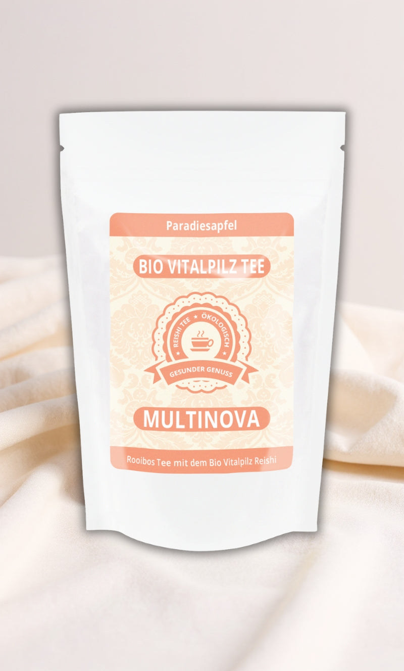 Té Rooibos Reishi Orgánico Manzana Paraíso – Tu momento chispeante de disfrute lleno de energía
