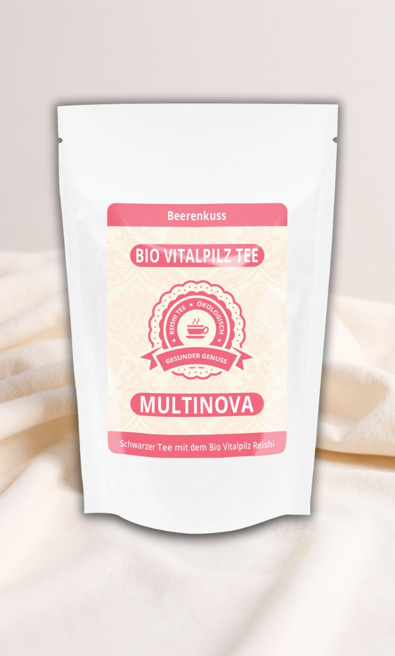 Té negro orgánico Reishi Berry Kiss - Elegancia afrutada 6 Armonía relajante
